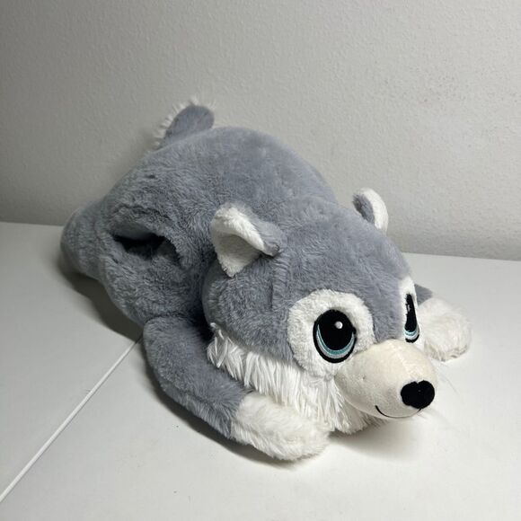 Russ “Hug-A-Pet”, Aspen the Husky Dog, 22”Plush, Huggable Sleeve, Pillow EUC - Picture 2 of 8